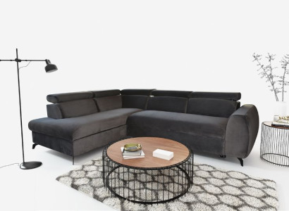Sofa Corner sofa Living landscape L-shape Designer sofa Luxury Corner sofas Fabric sofa Textile